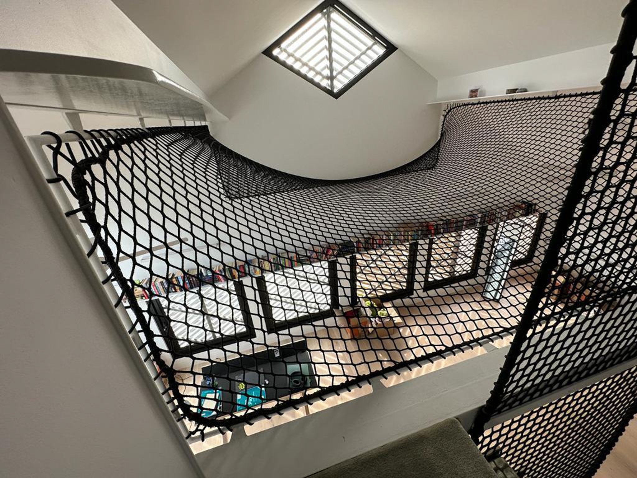 Walk-On Saddle Net & Netting Balustrades, Northcote — Bespoke Wire & Rope