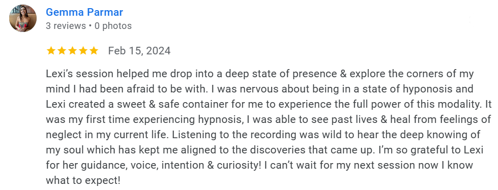 Gemma QHHT Results from Alexis Karamanova