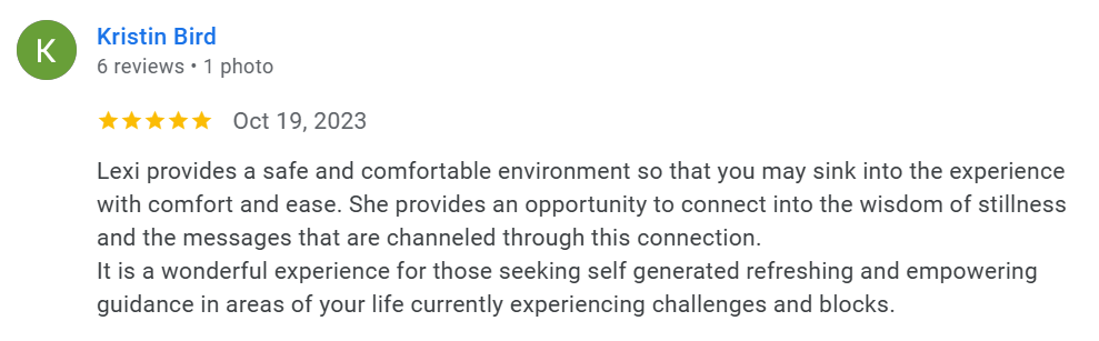 Kristin QHHT Results from Alexis Karamanova