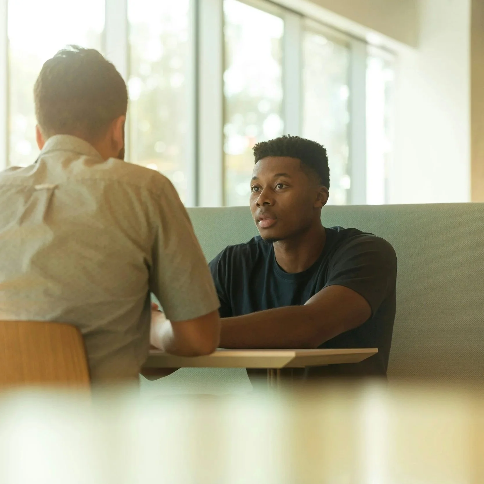 Teen in therapy session opening up emotionally – The Layers of Me Therapy, Indiana & Illinois