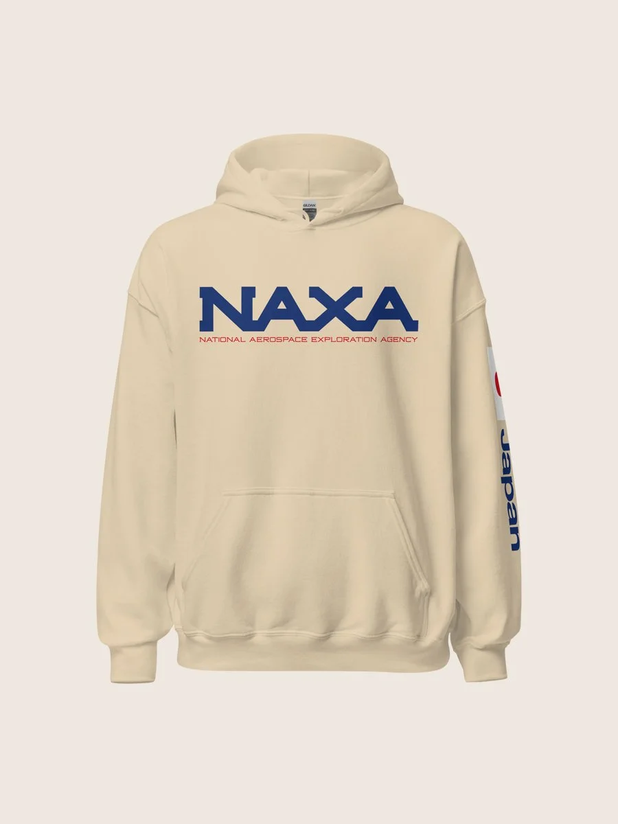 NAXA › Agency Logo Heavy Blend Hoodie Sand