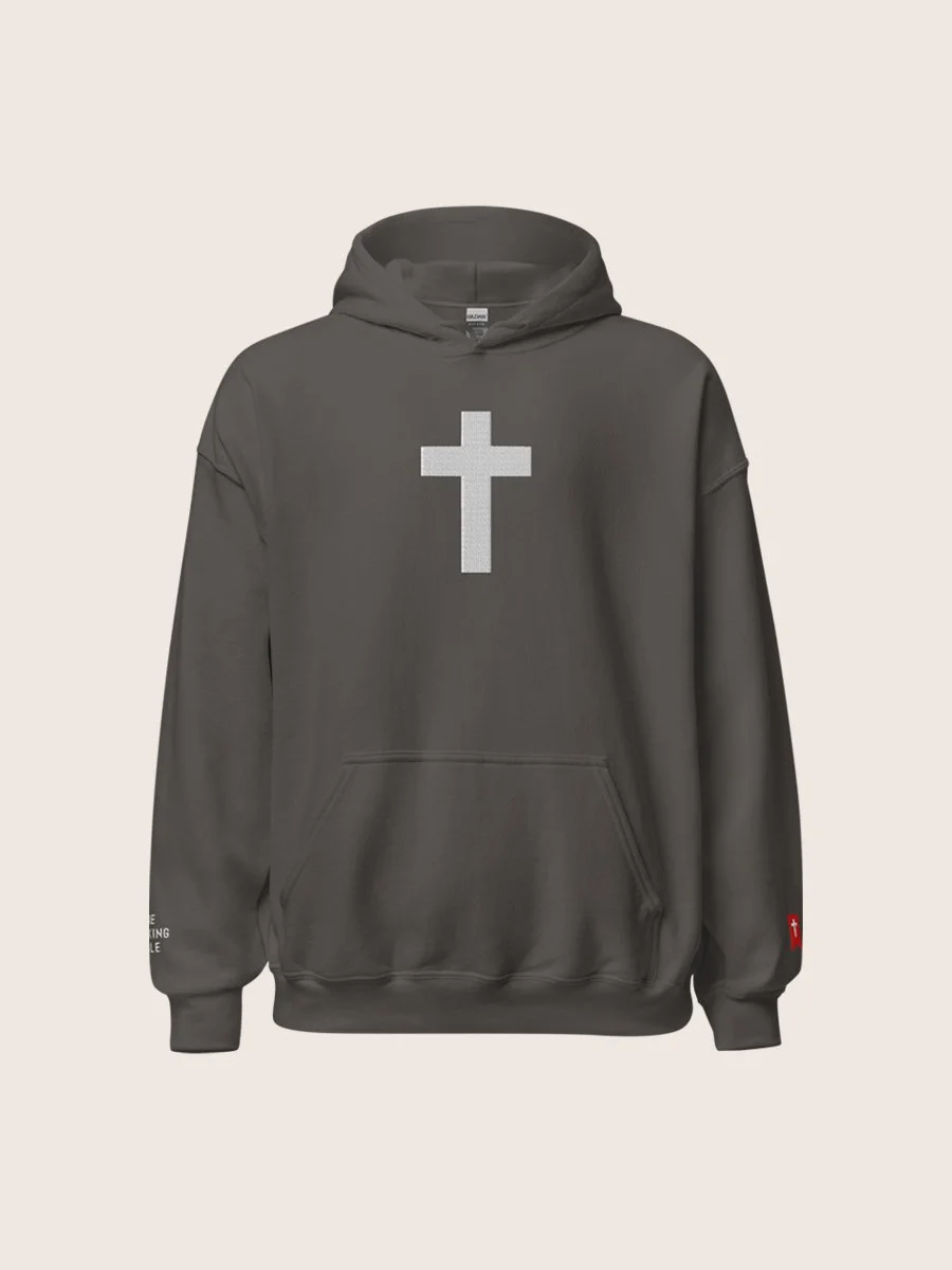The Walking Bible › "Chivalric Order" Knights Hospitaller Charcoal Heavy Blend Hoodie