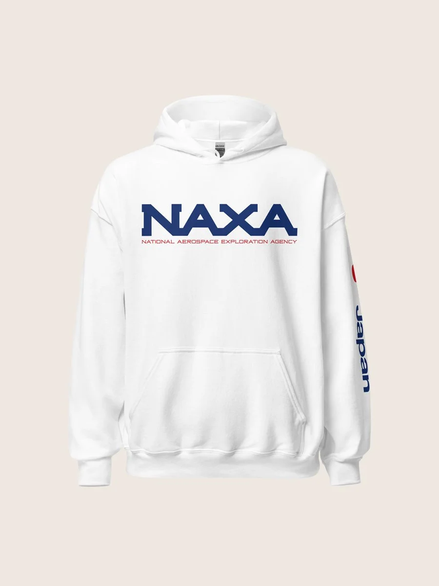 NAXA › Agency Logo Heavy Blend Hoodie White