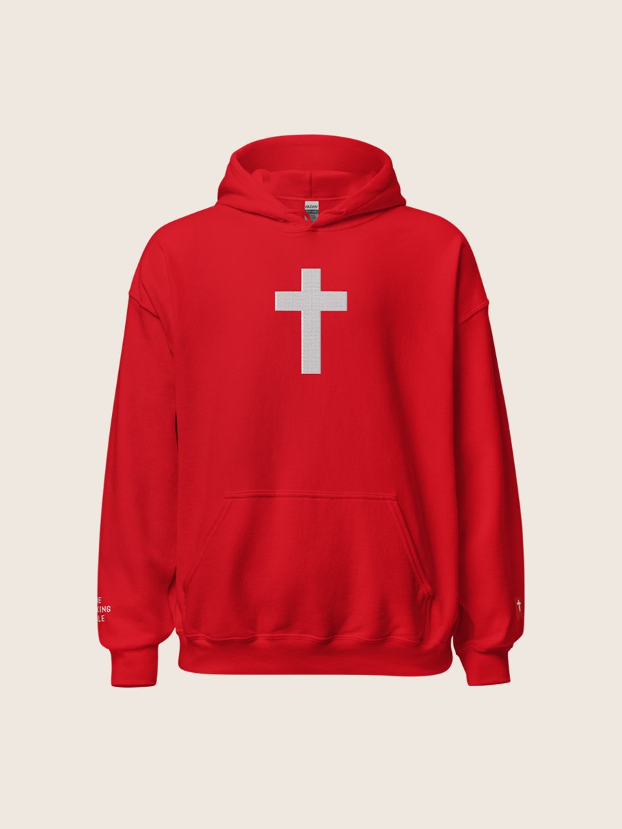The Walking Bible › "Chivalric Order" Knights Hospitaller Red Heavy Blend Hoodie