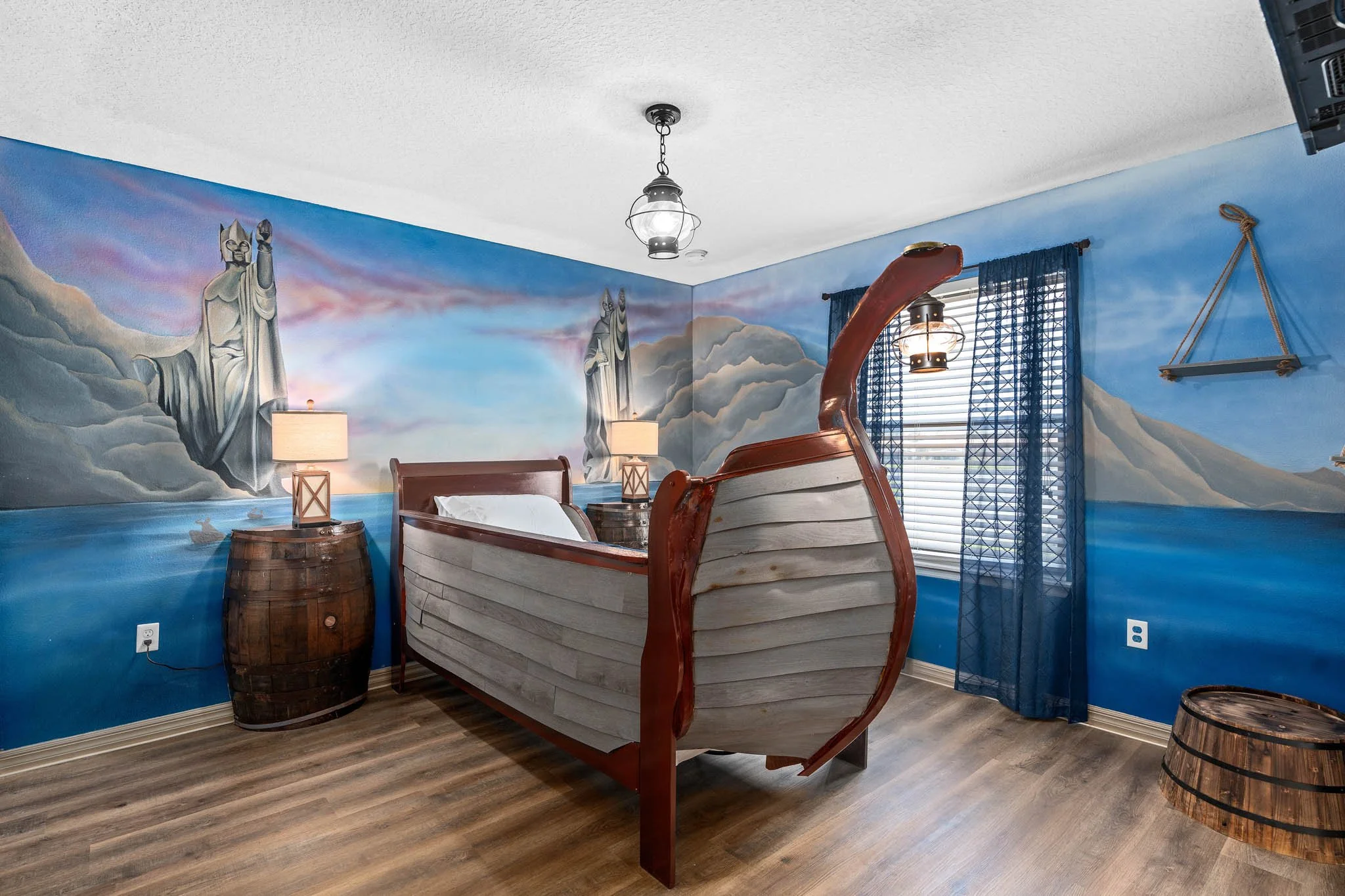 River Statue Placement