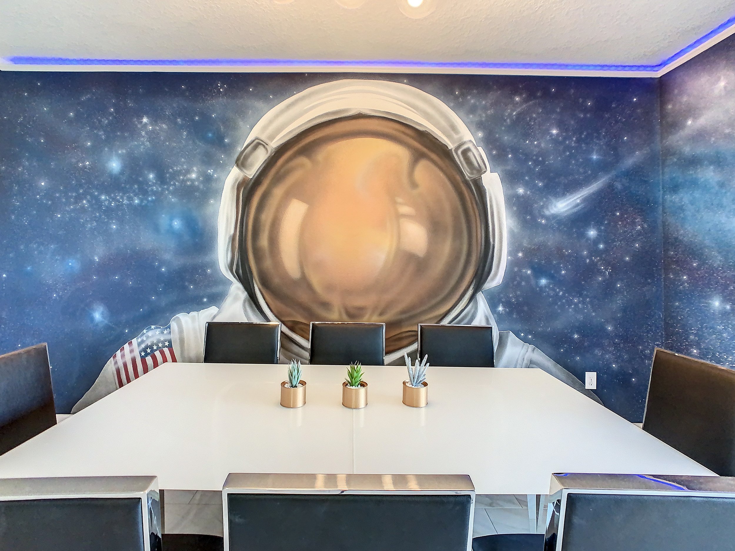 Astronaut Mural Collaboration