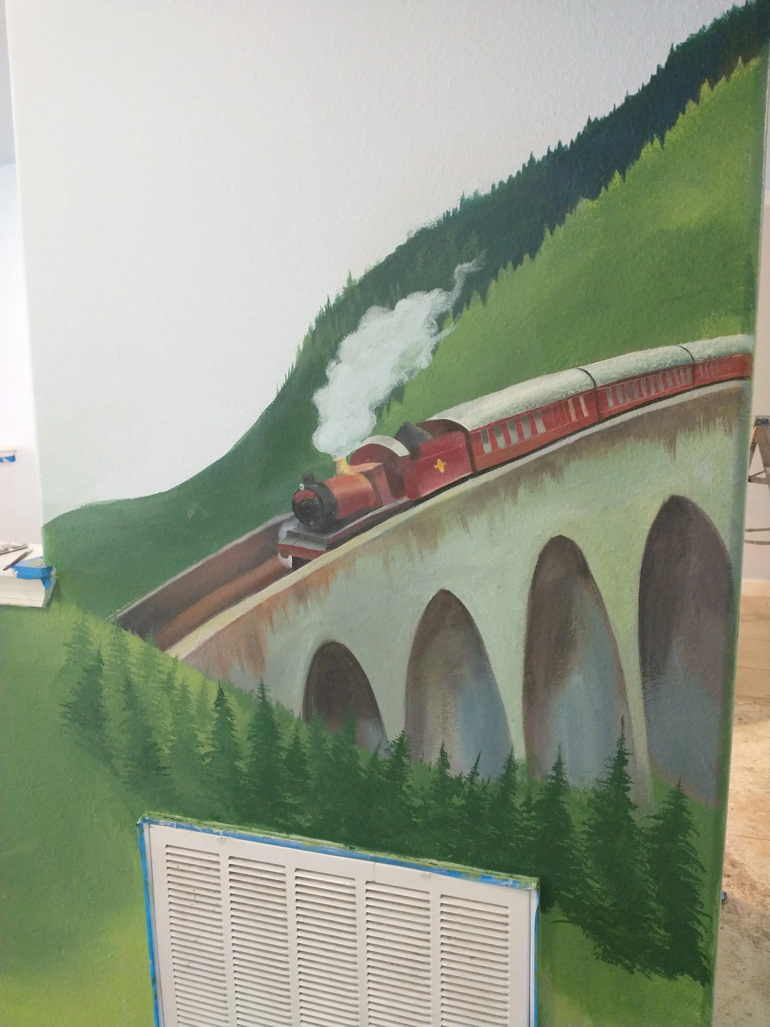 Train Mural