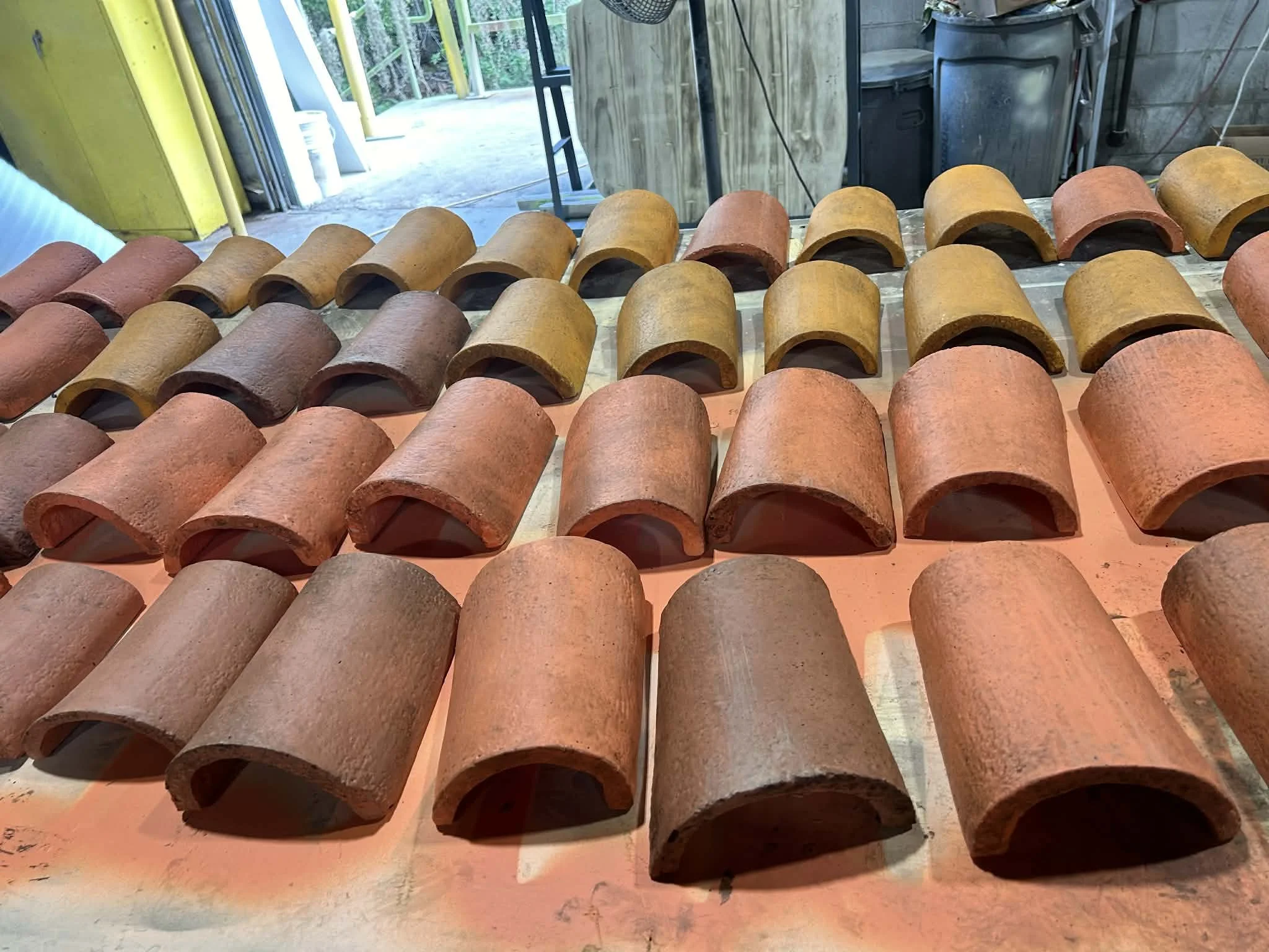 Terracotta Tiles Scenic Paint and Ageing