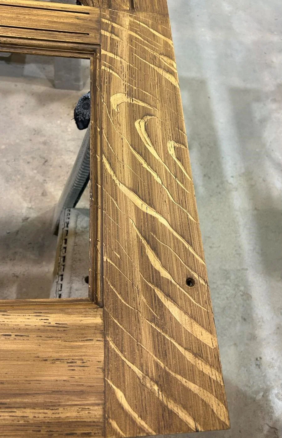 Quarter sawn detail