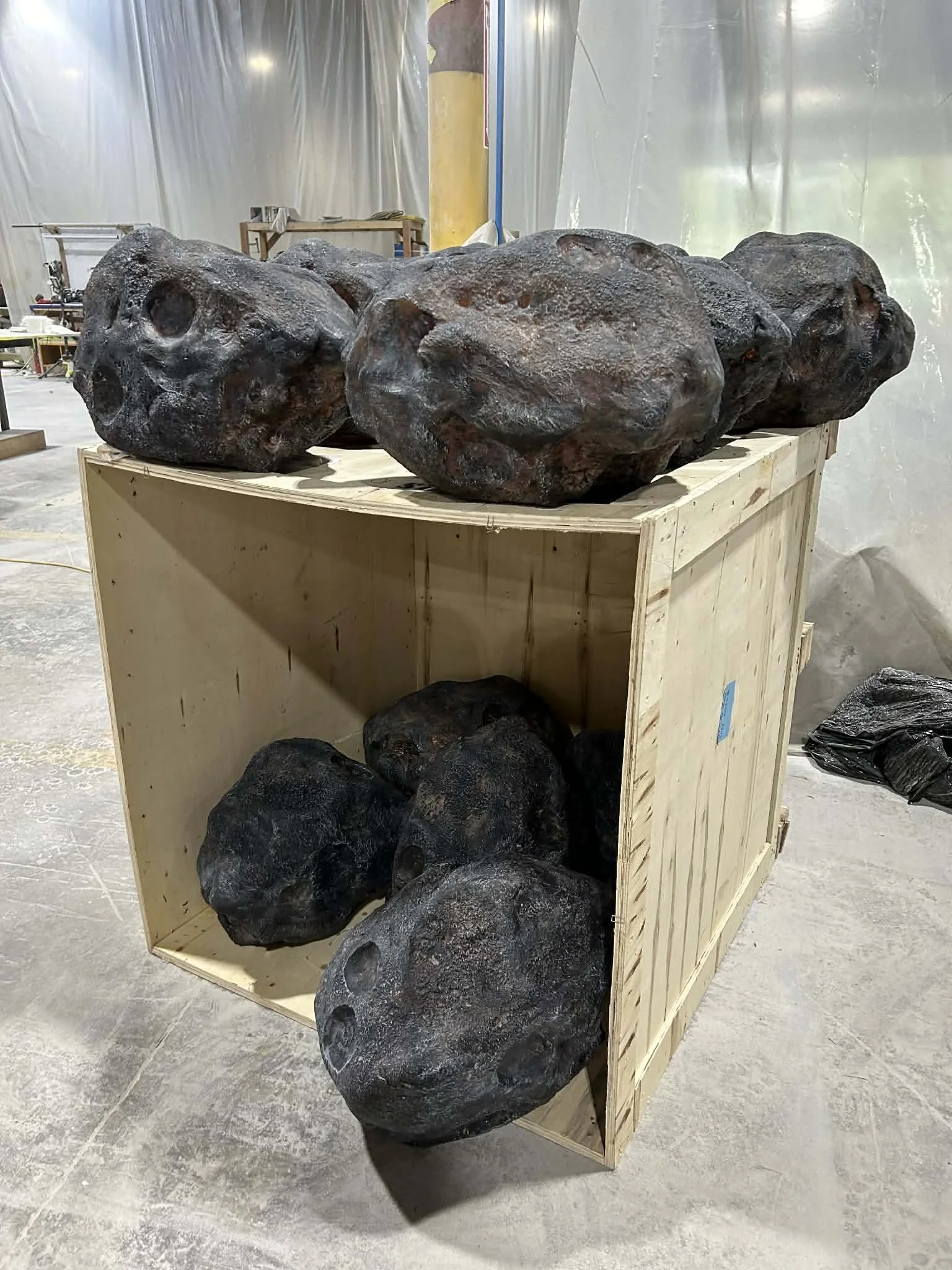 Lava Rocks Paint; Group Work