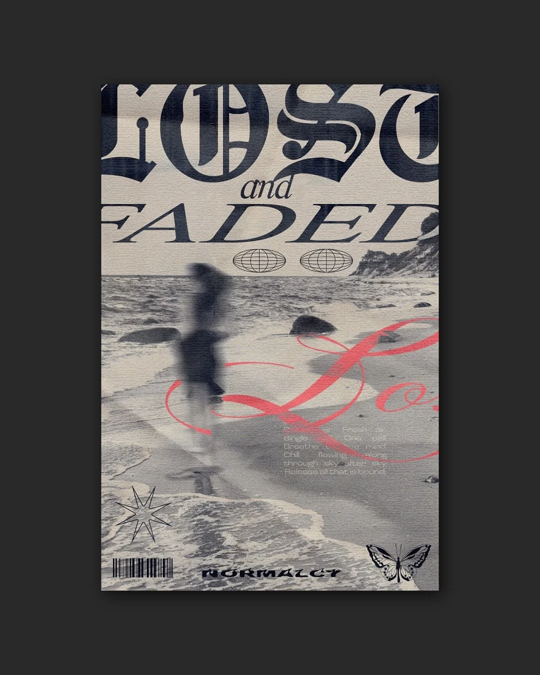 Lost and faded - Poster Design 

#posterunion #youaretypography #digitalarchive #thedesignblacklist #graphicindex #posterlabs #eyeondesign #graphicjuice #fkndesign #icographica #acidgraphix #visualgraphic #typedesign #customtype #typoster #inonica #c