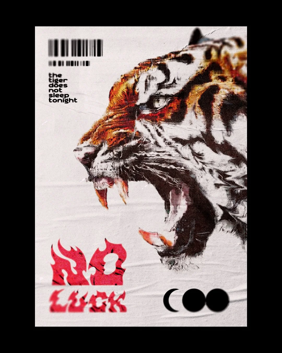 NO LUCK - poster design 
open for work - website linked in bio