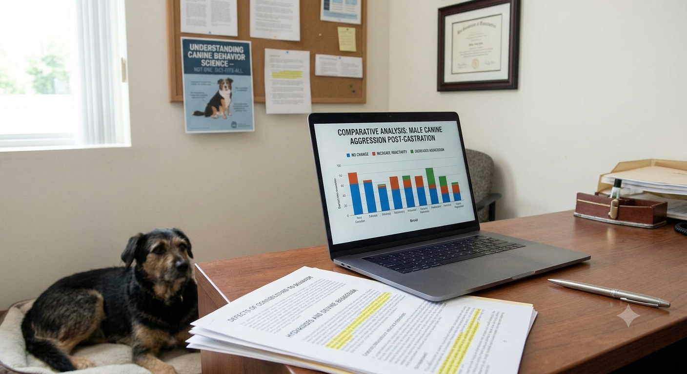 What does the science say about neutering a dog for aggression?