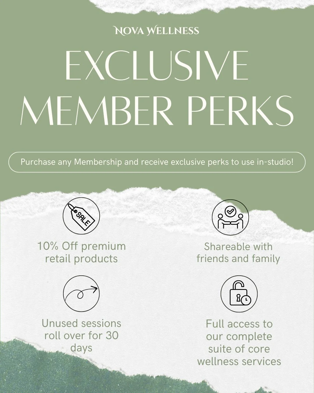 Thinking about a Nova Wellness membership? 

Here&rsquo;s your sign. ✨

Members get exclusive perks that make prioritizing your health actually easy (and honestly&hellip; kind of addictive). 

Choose your membership option &amp; get started today: ht