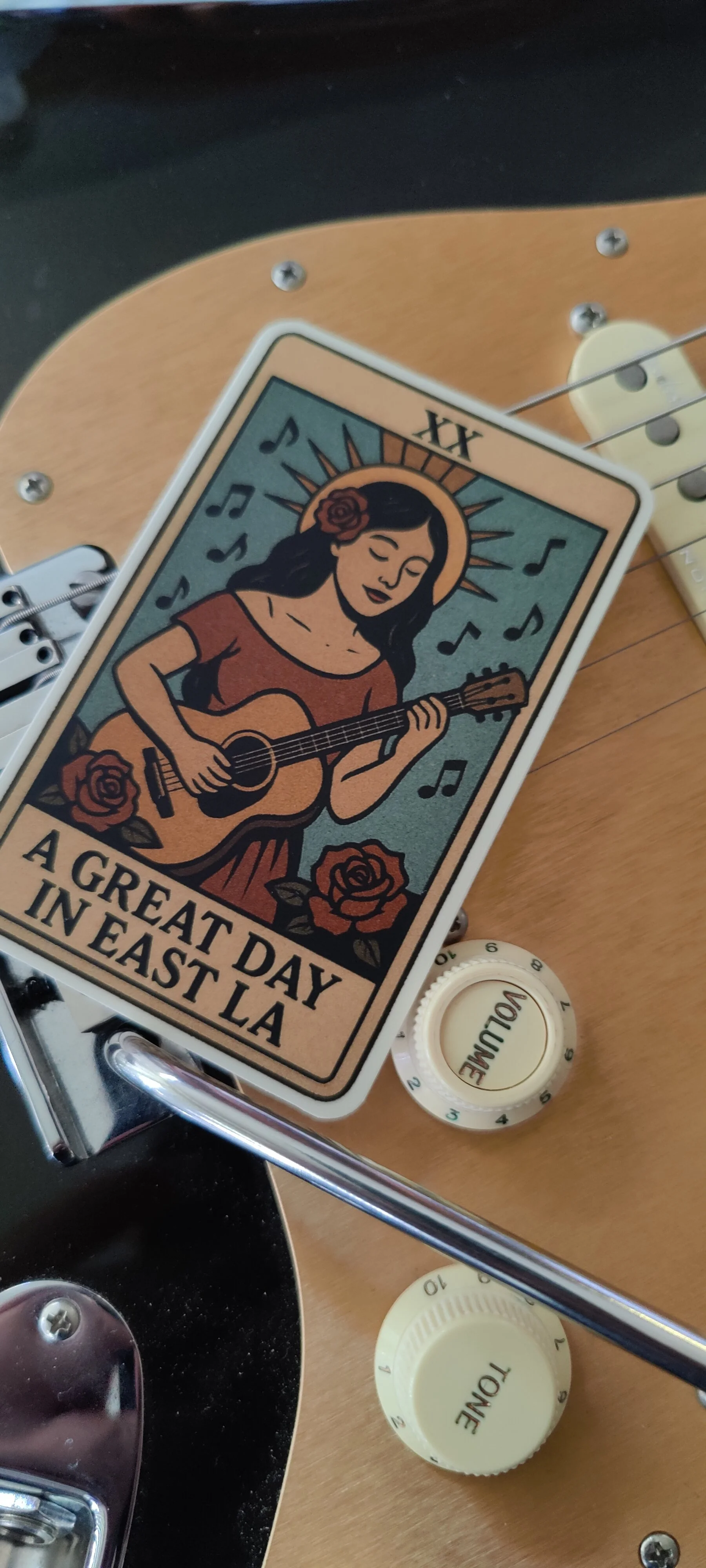 “Ella” | A Great Day In East LA® Tarot Card Sticker