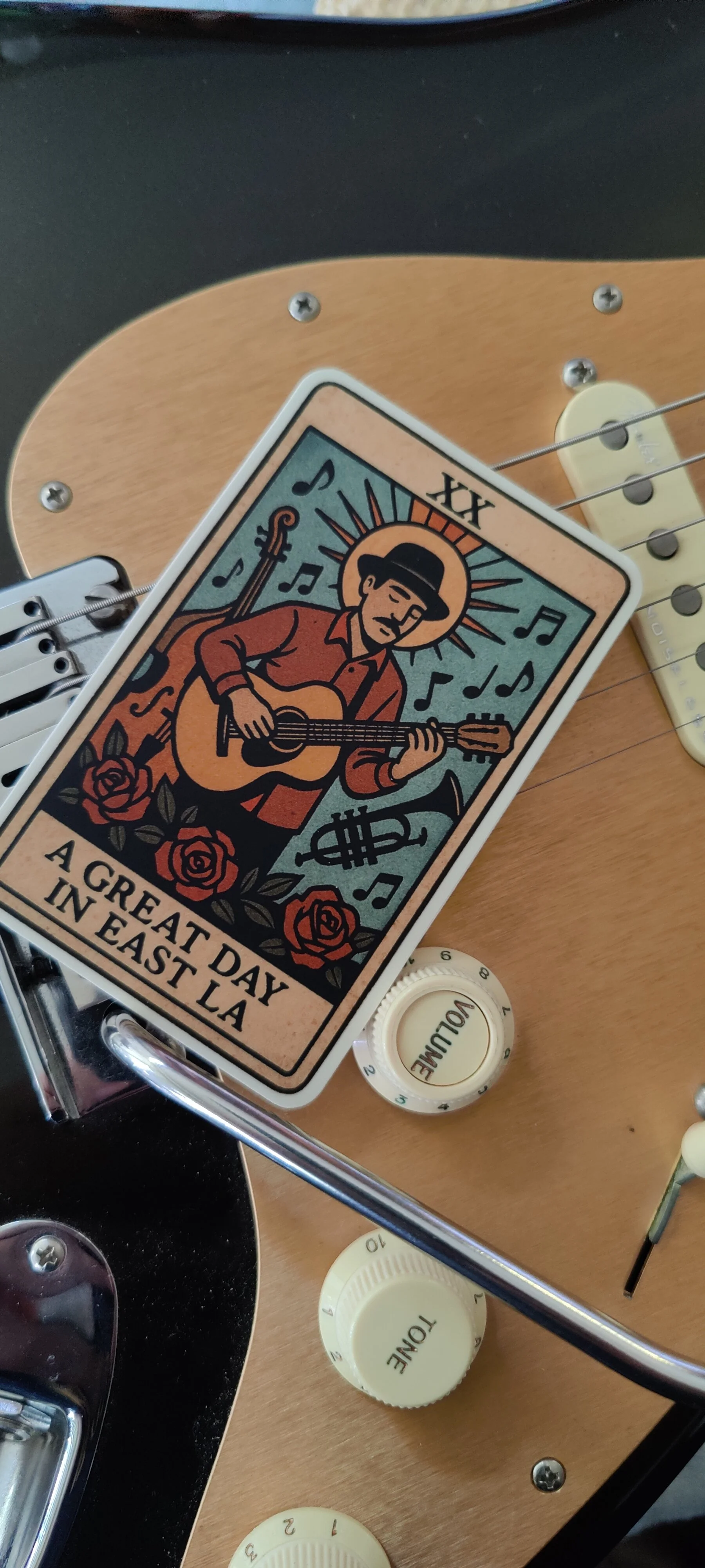 “Él” | A Great Day In East LA® Tarot Card Sticker