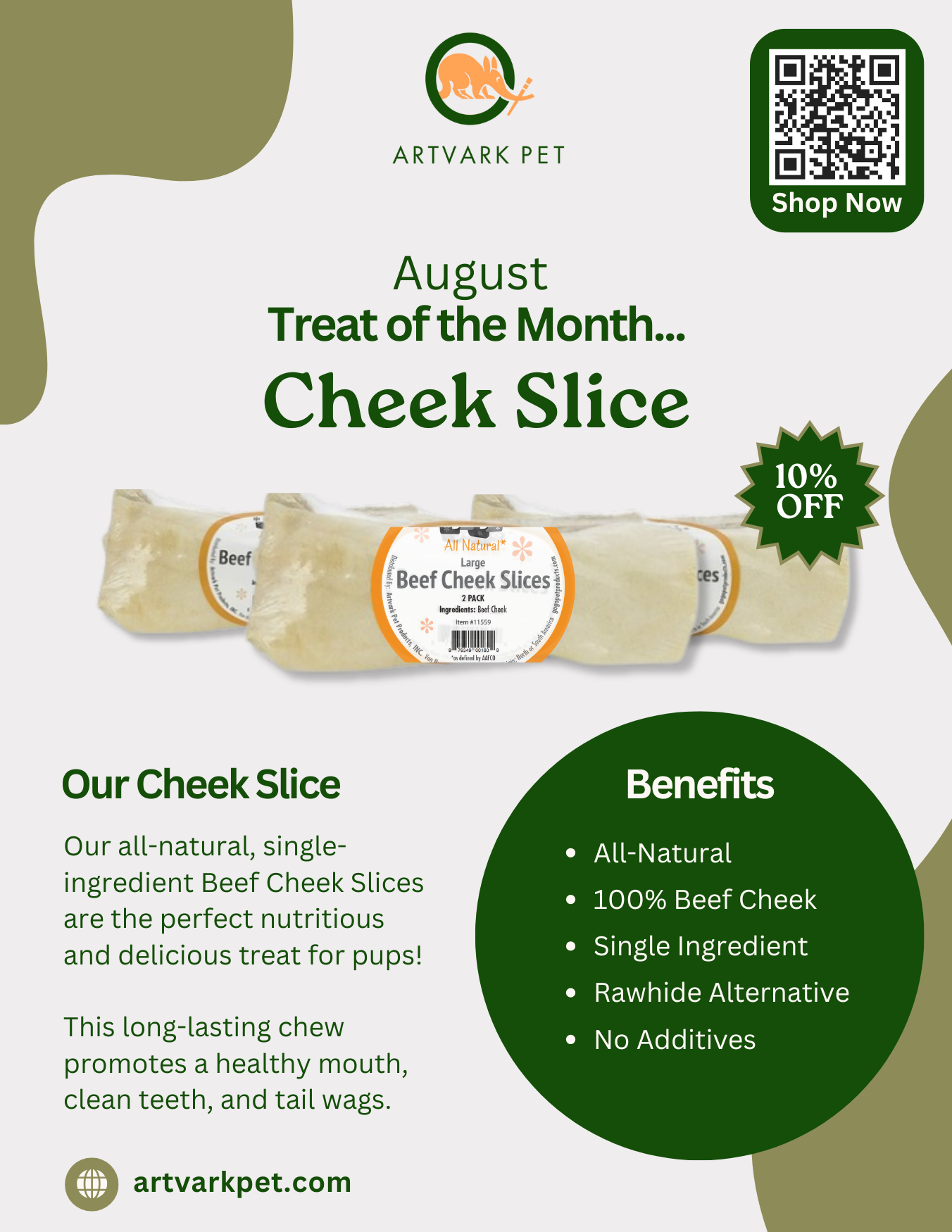 Artvark Pet Products Flyer - Kristina Nihan Design Marketing UX UI Small Business 