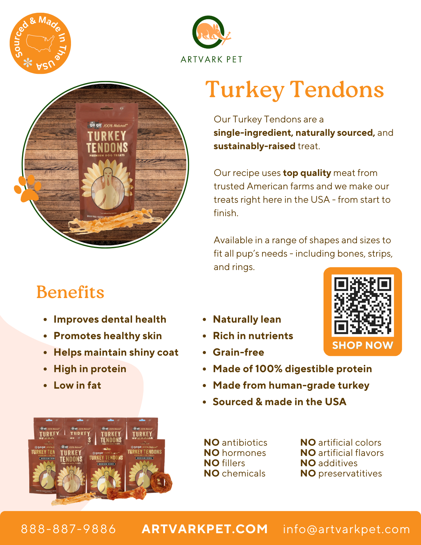 Artvark Pet Products Flyer - Kristina Nihan Design Marketing UX UI Small Business 