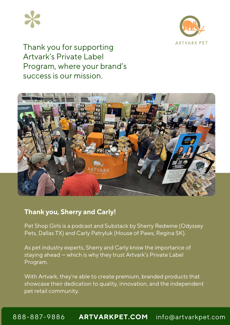 Artvark Pet Products Flyer - Kristina Nihan Design Marketing UX UI Small Business 