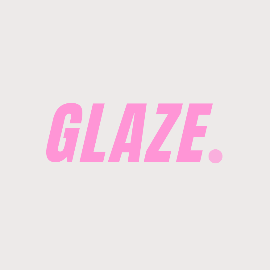 Glaze. Skincare Brand and Logo Design - Kristina Nihan Design Marketing UX UI Small Business Contractor