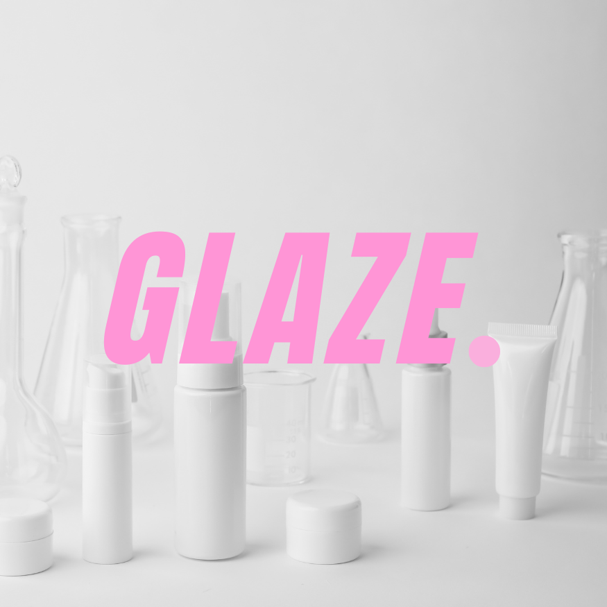 Glaze. Skincare Brand and Logo Design - Kristina Nihan Design Marketing UX UI Small Business Contractor