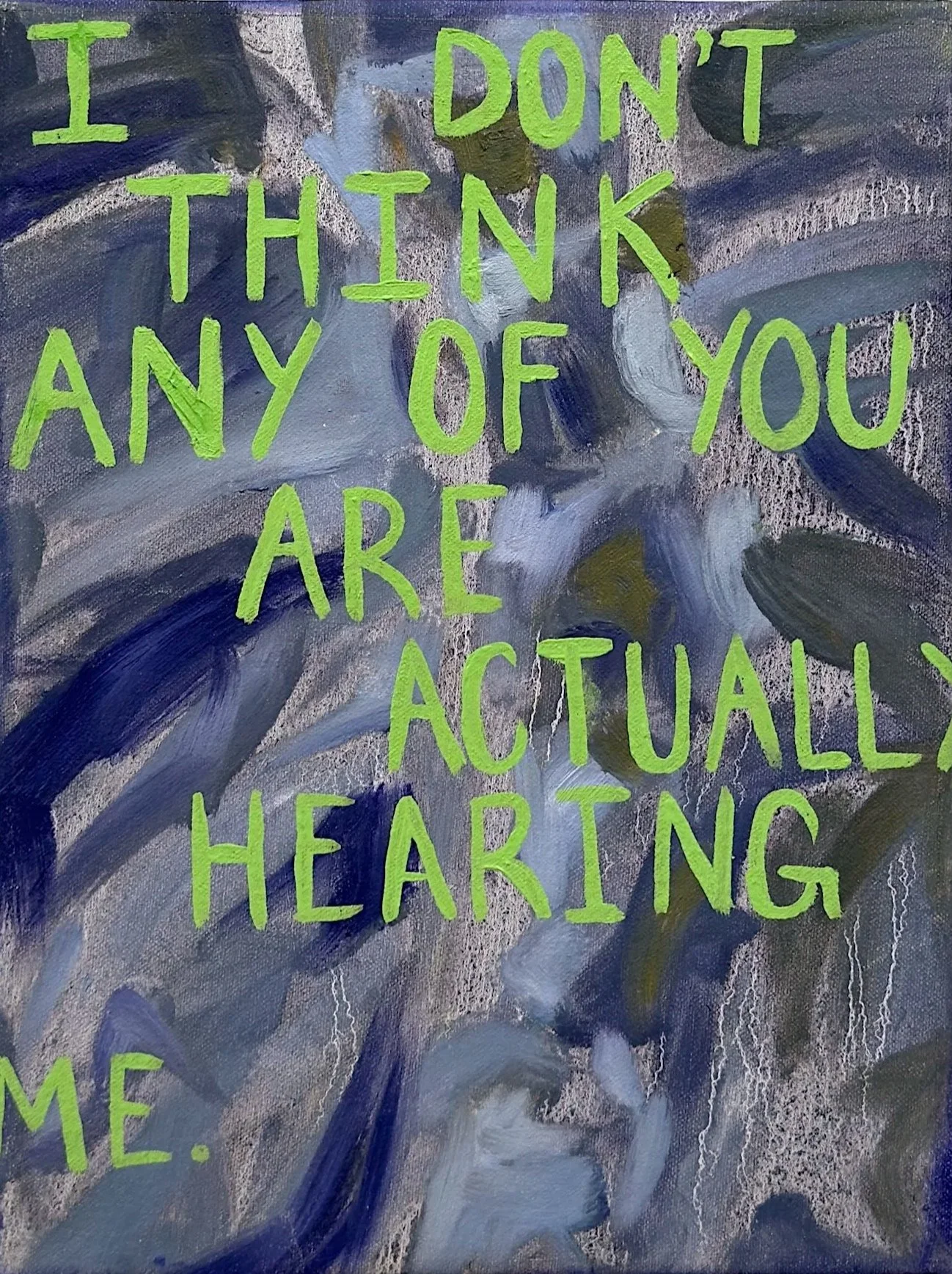 "Musings 1", 2026, Oil on canvas over panel, 8x12