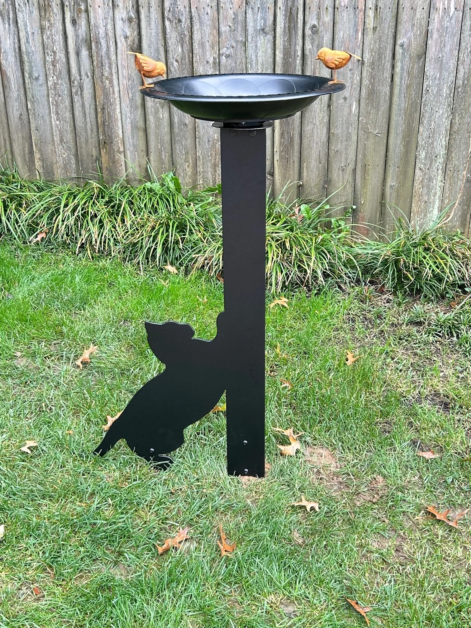 Cat Birdbath