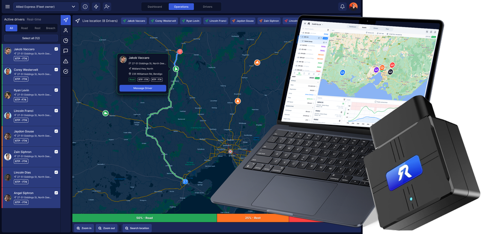 OneRoad OBx device and packaging