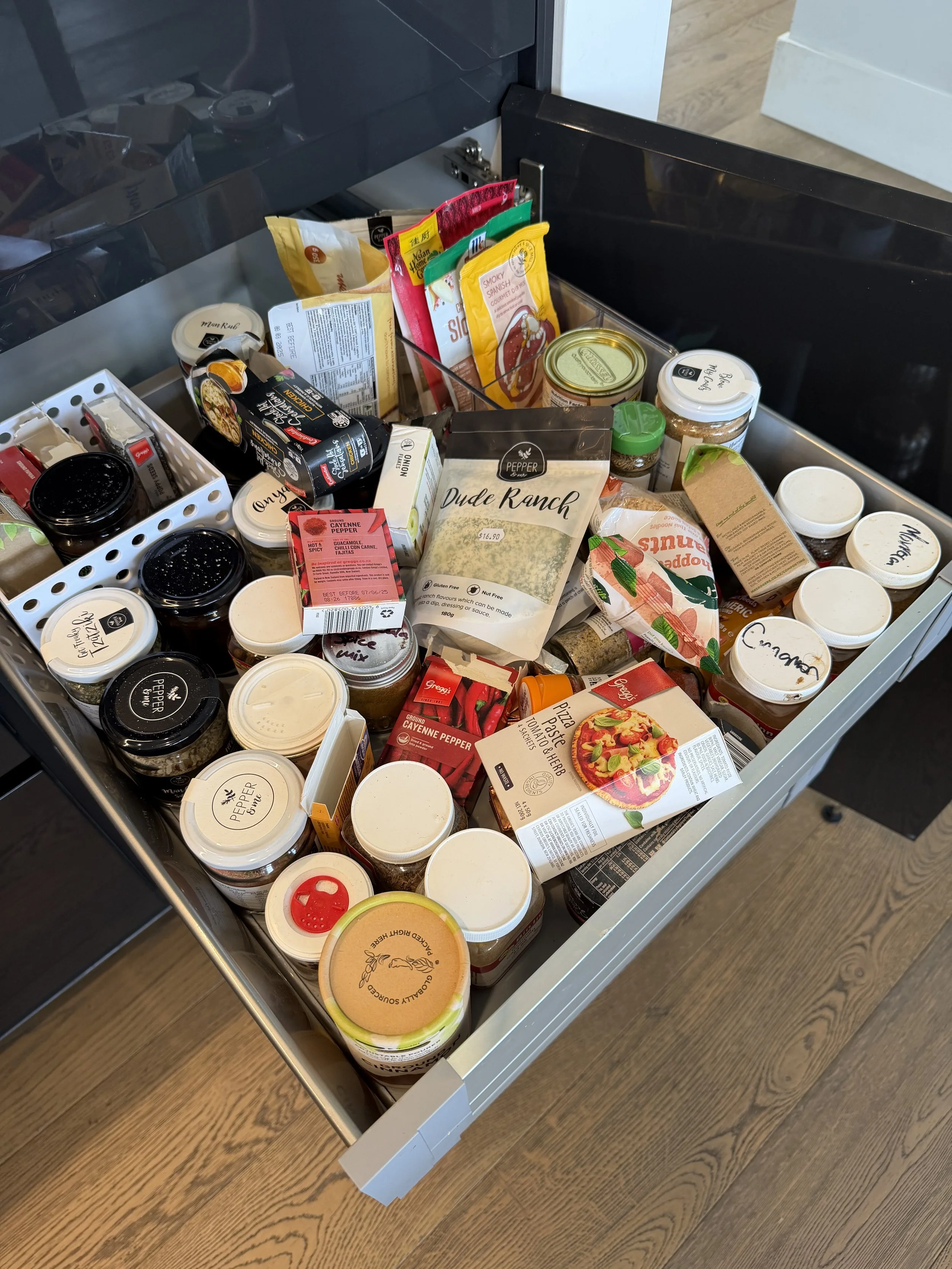 The Overloaded Spice Drawer