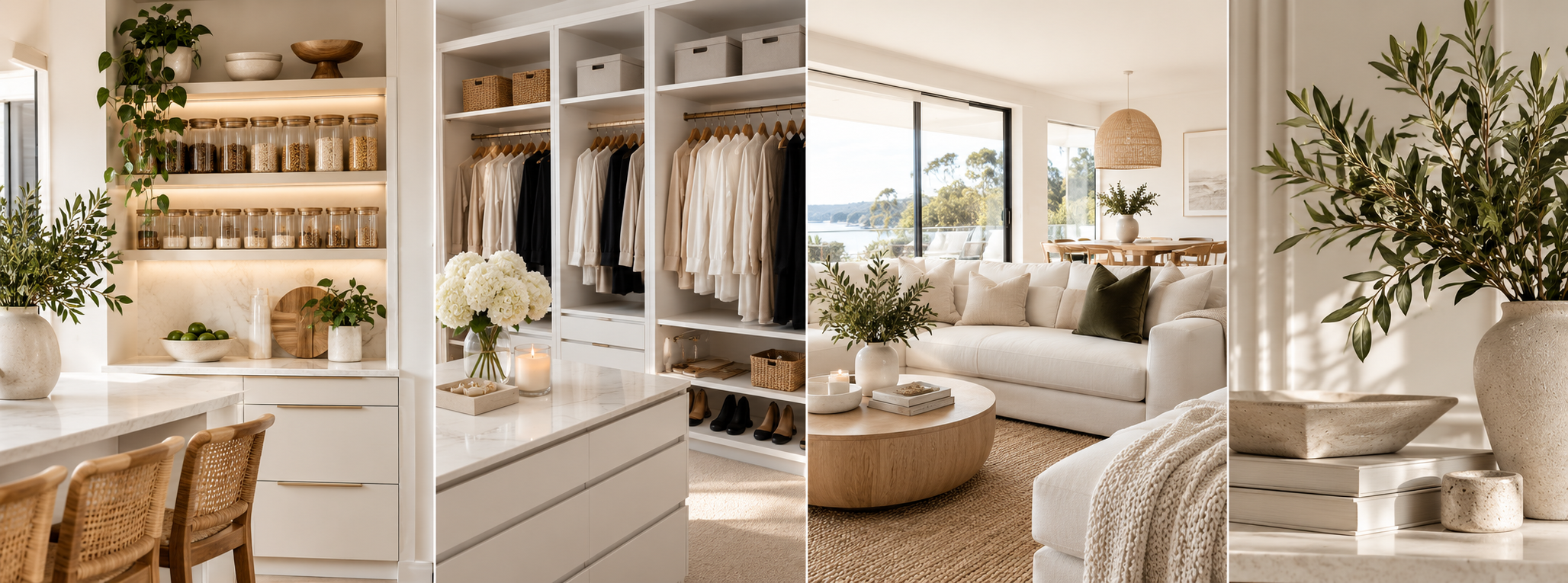 Modern, beautifully organised home interiors by Spaces by Kat.