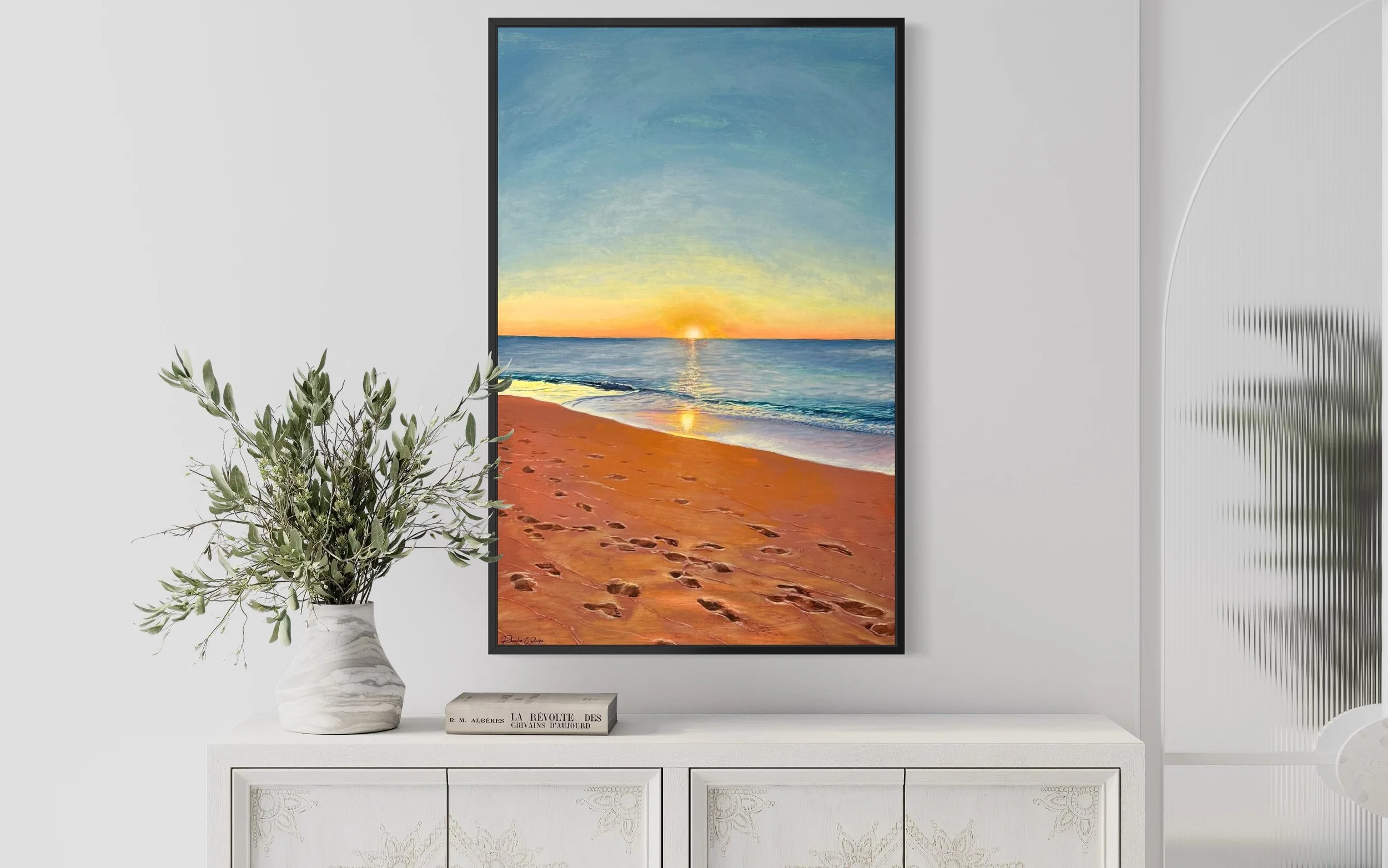 Turquoise Footprints