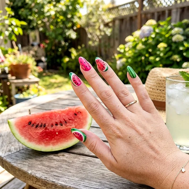 Summer Almond Nail Ideas