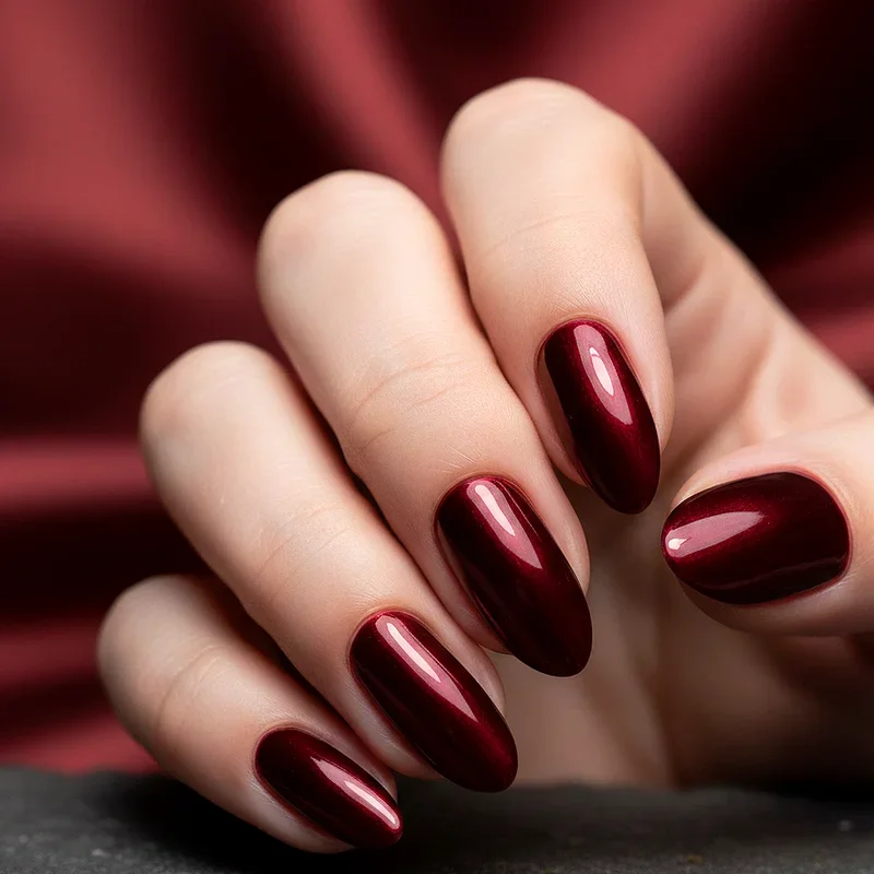 Dark Red Nail Ideas