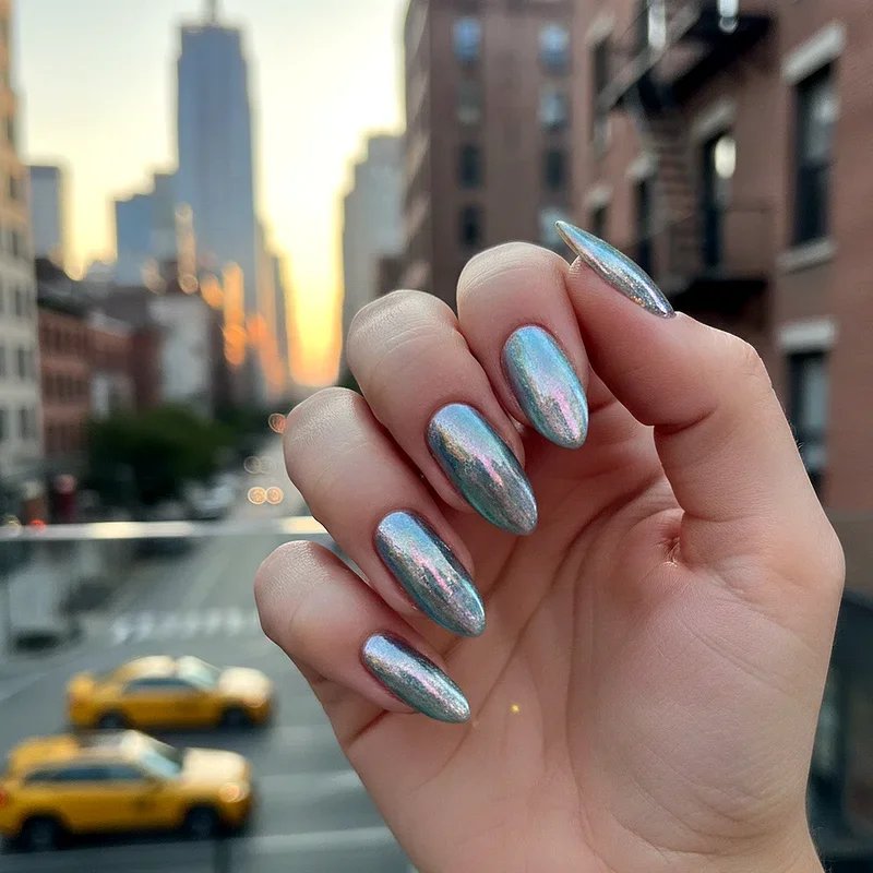 Holographic Nail Ideas