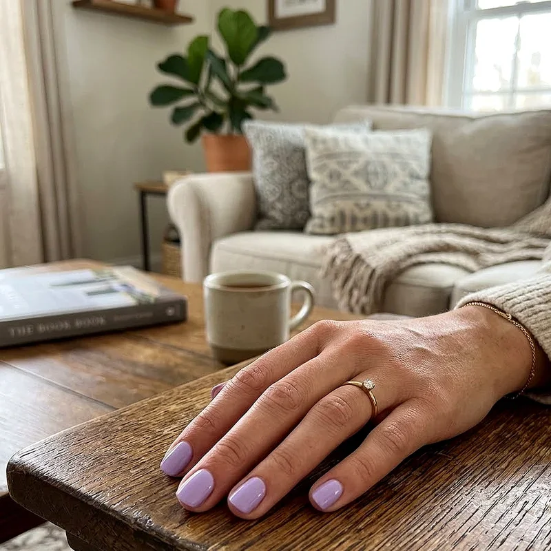 One-Color Short Nail Ideas