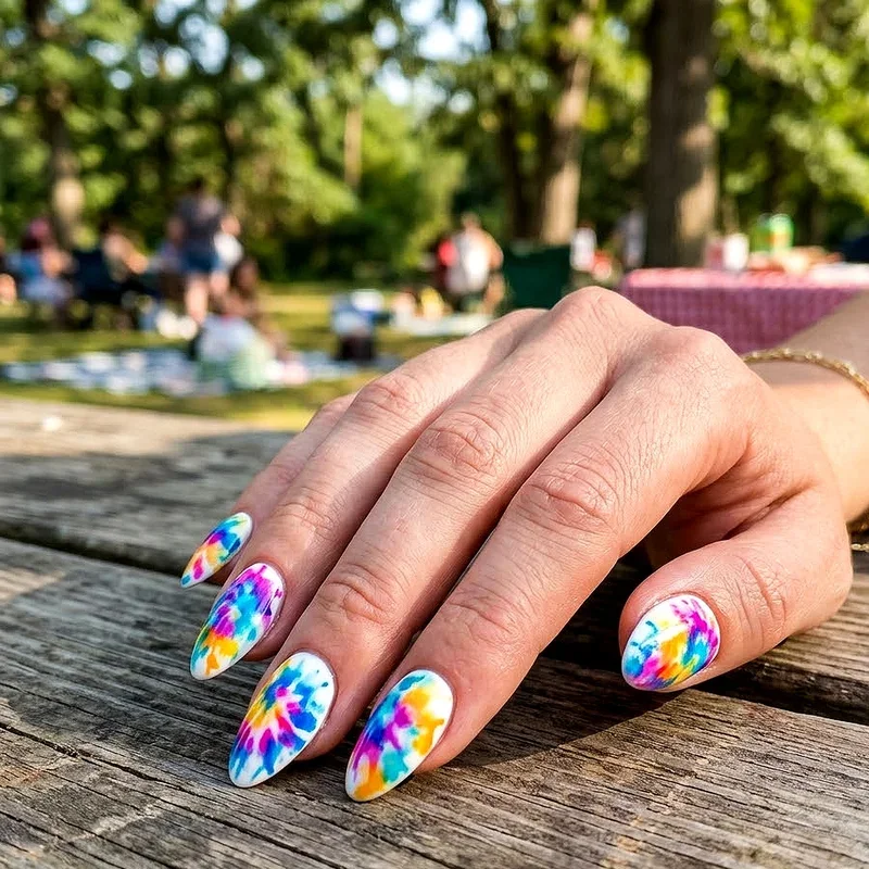 Summer Almond Nail Ideas