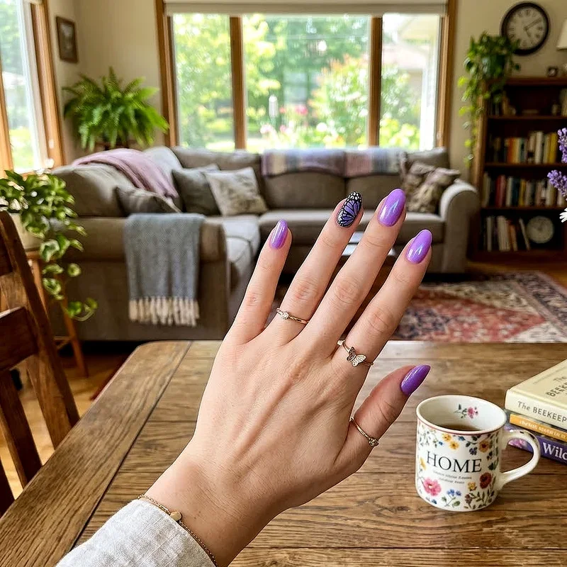 Summer Purple Nail Ideas