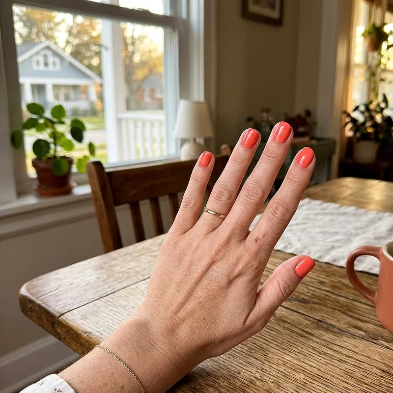 One-Color Short Nail Ideas