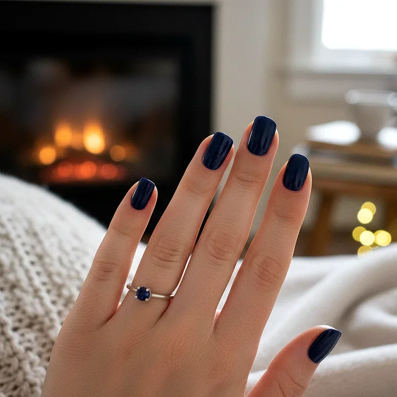 Blue Winter Nail Ideas