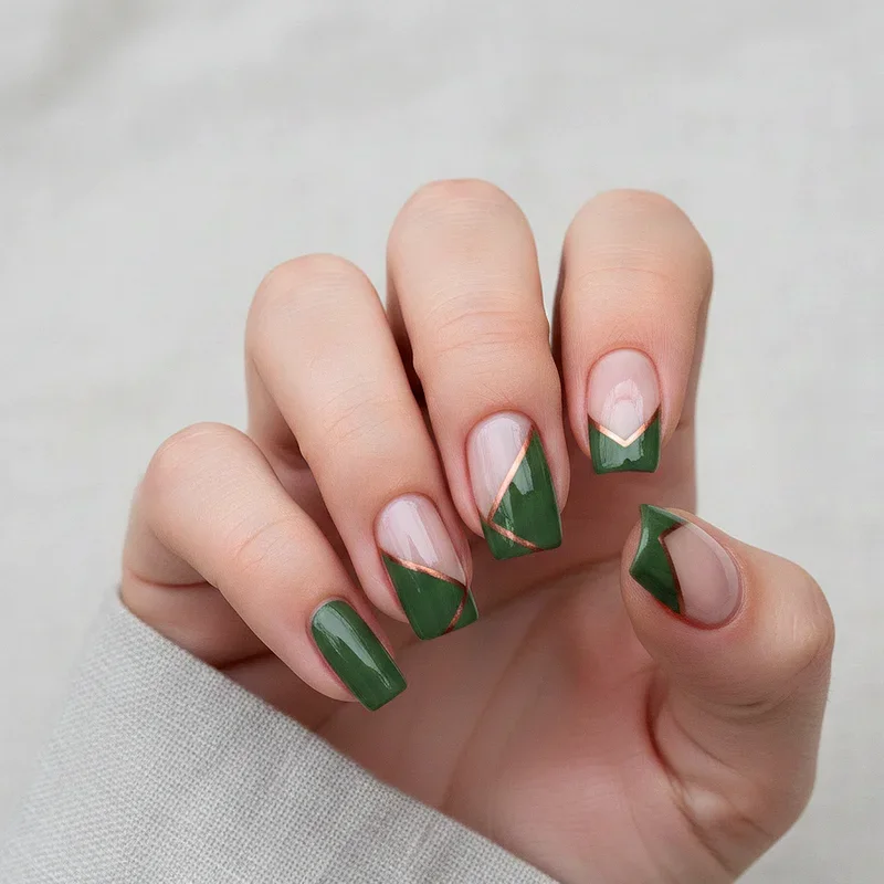 Army Green Nail Ideas