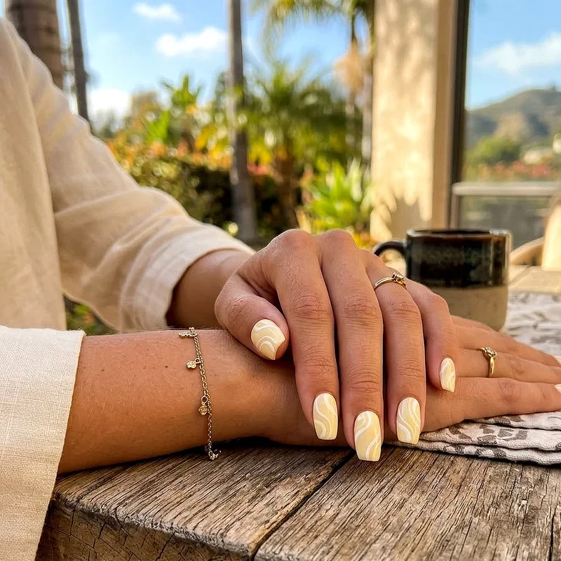 Light Yellow Nail Ideas