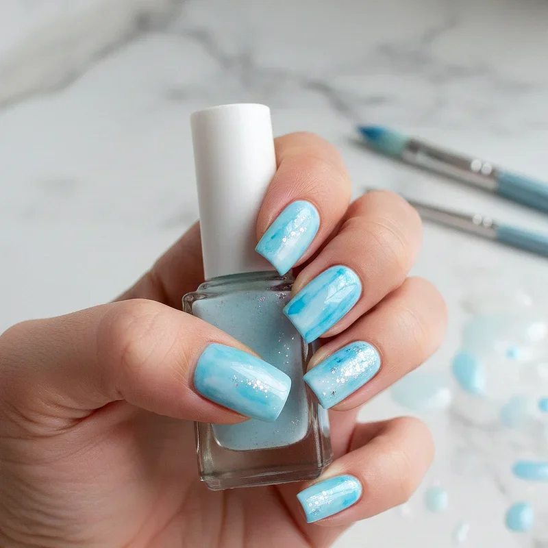 Light Blue Nail Ideas