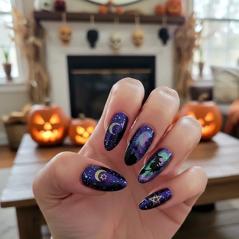 Halloween Dip Nail Ideas