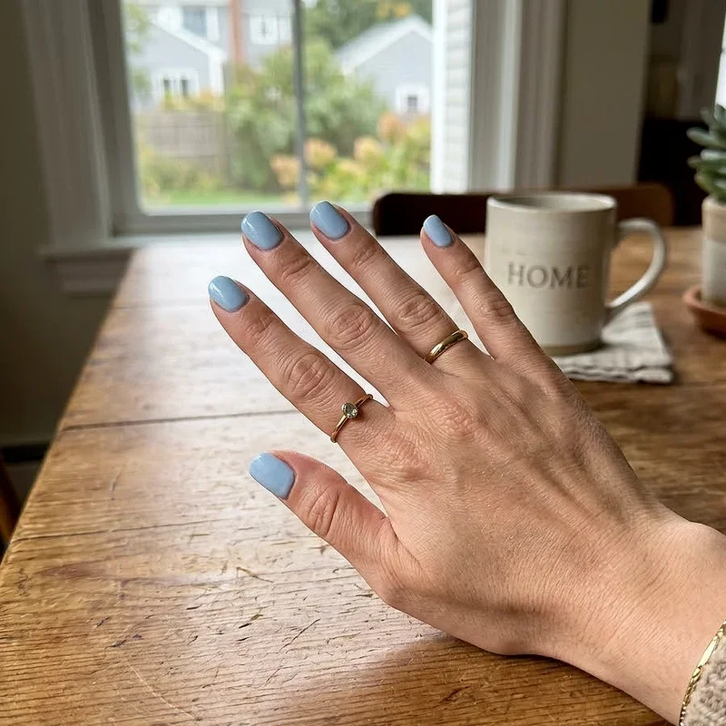 One-Color Short Nail Ideas