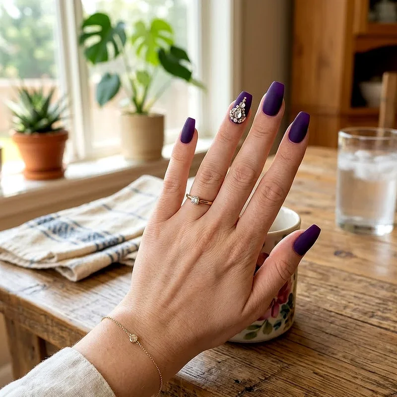 Summer Purple Nail Ideas