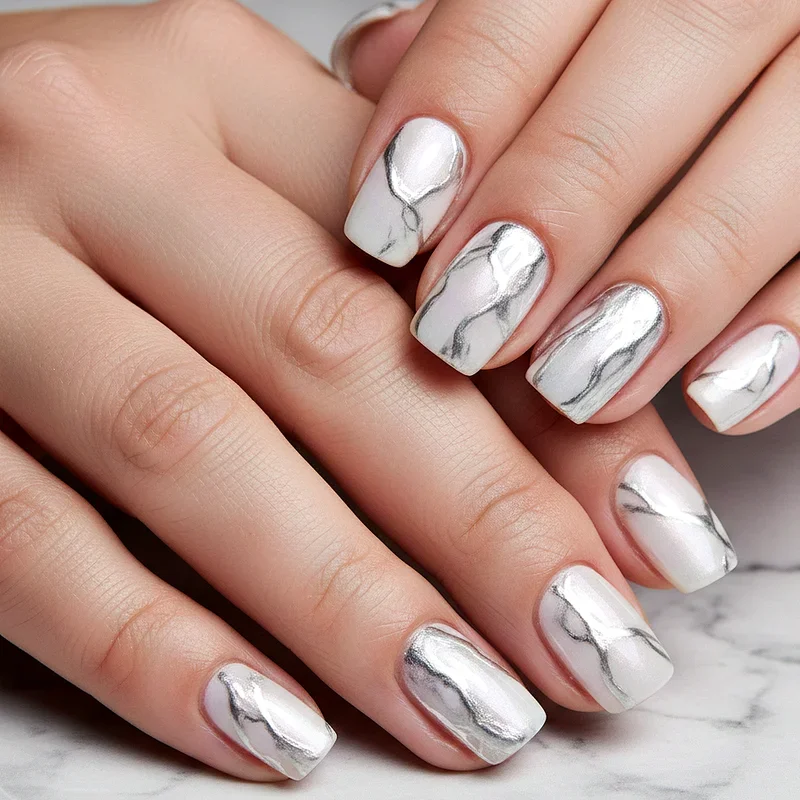 Silver Nail Ideas