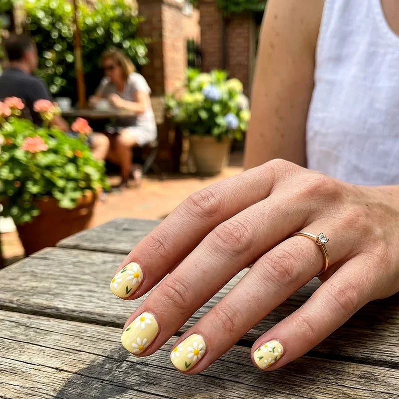 Light Yellow Nail Ideas