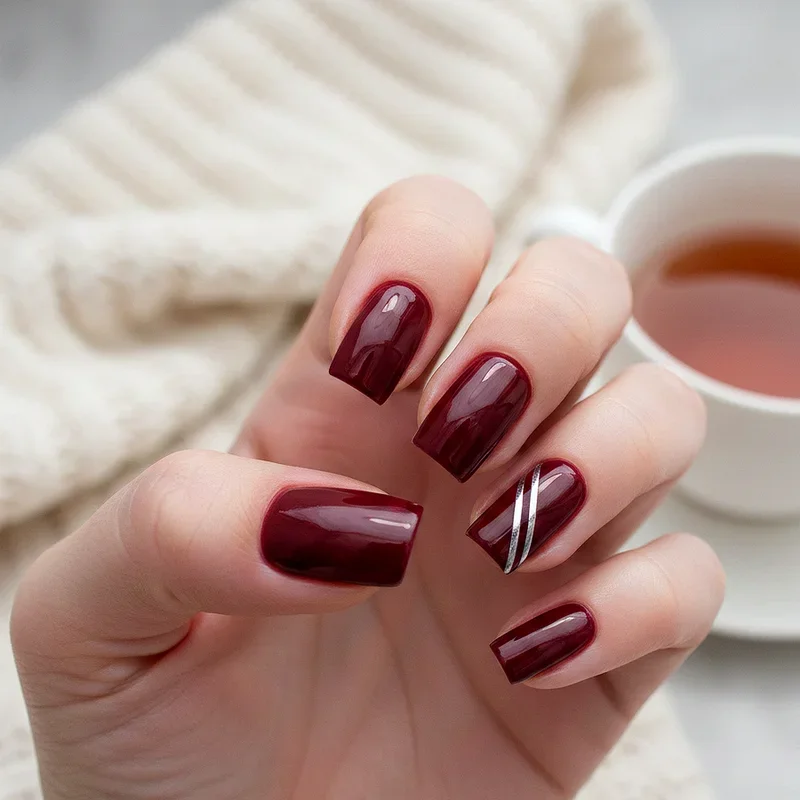 Burgundy Nail Ideas
