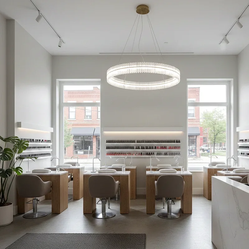 Modern Nail Salon Design Ideas