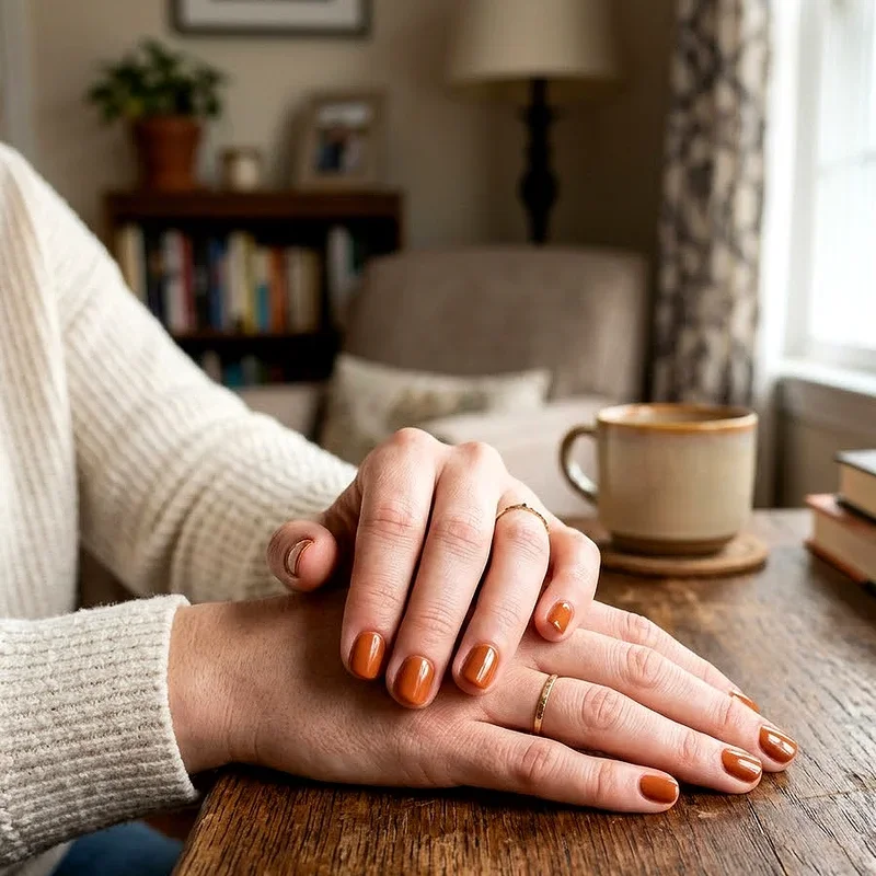 One-Color Short Nail Ideas